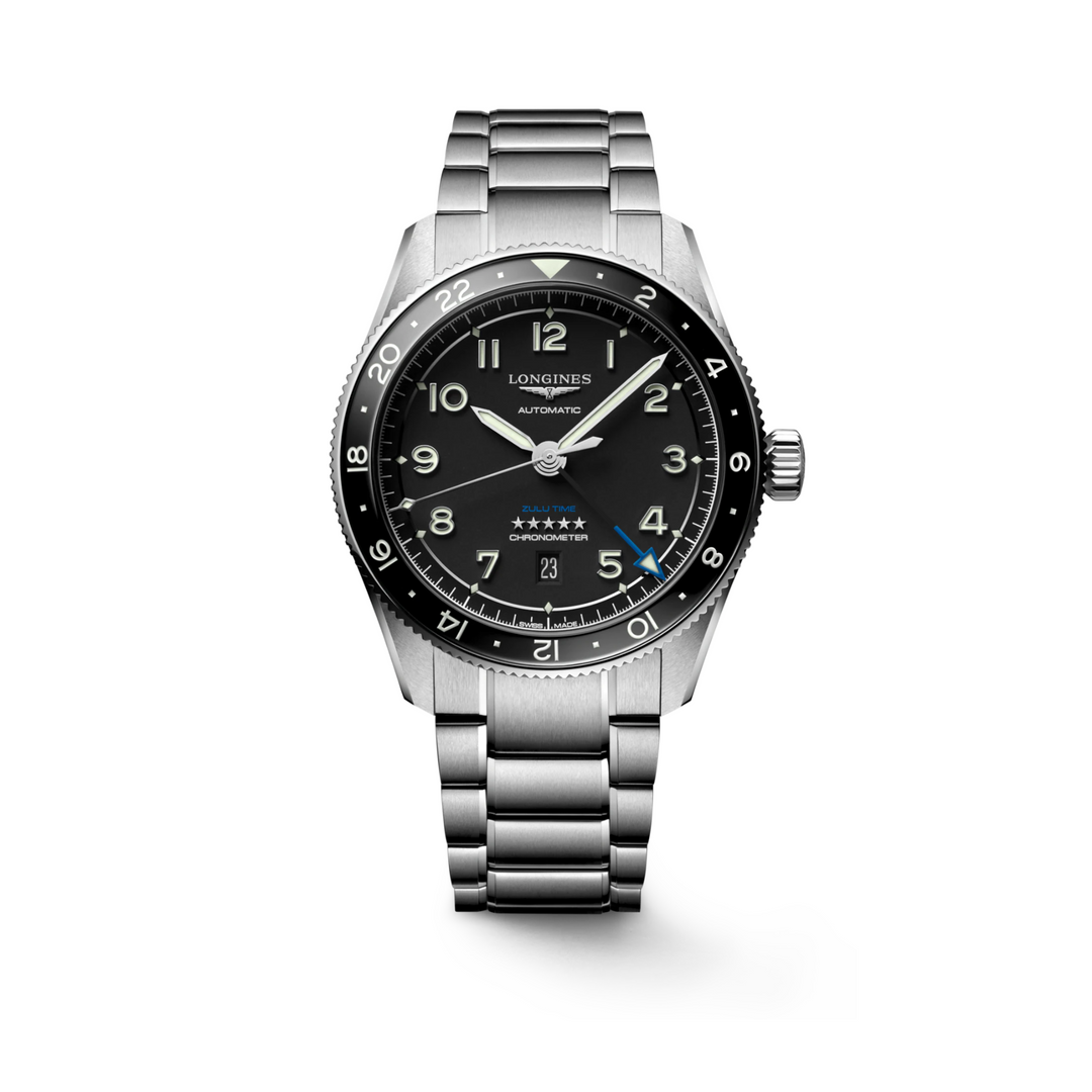 Relógio Longines SPIRIT ZULU TIME L3.812.4.53.6 - Automático 42mm
