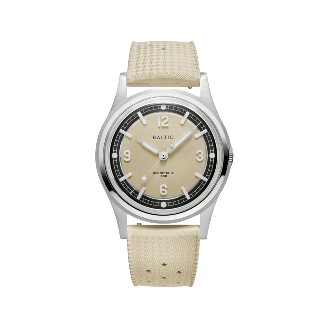Relógio Baltic HERMÉTIQUE TOURER BEIGE - Automático 37mm