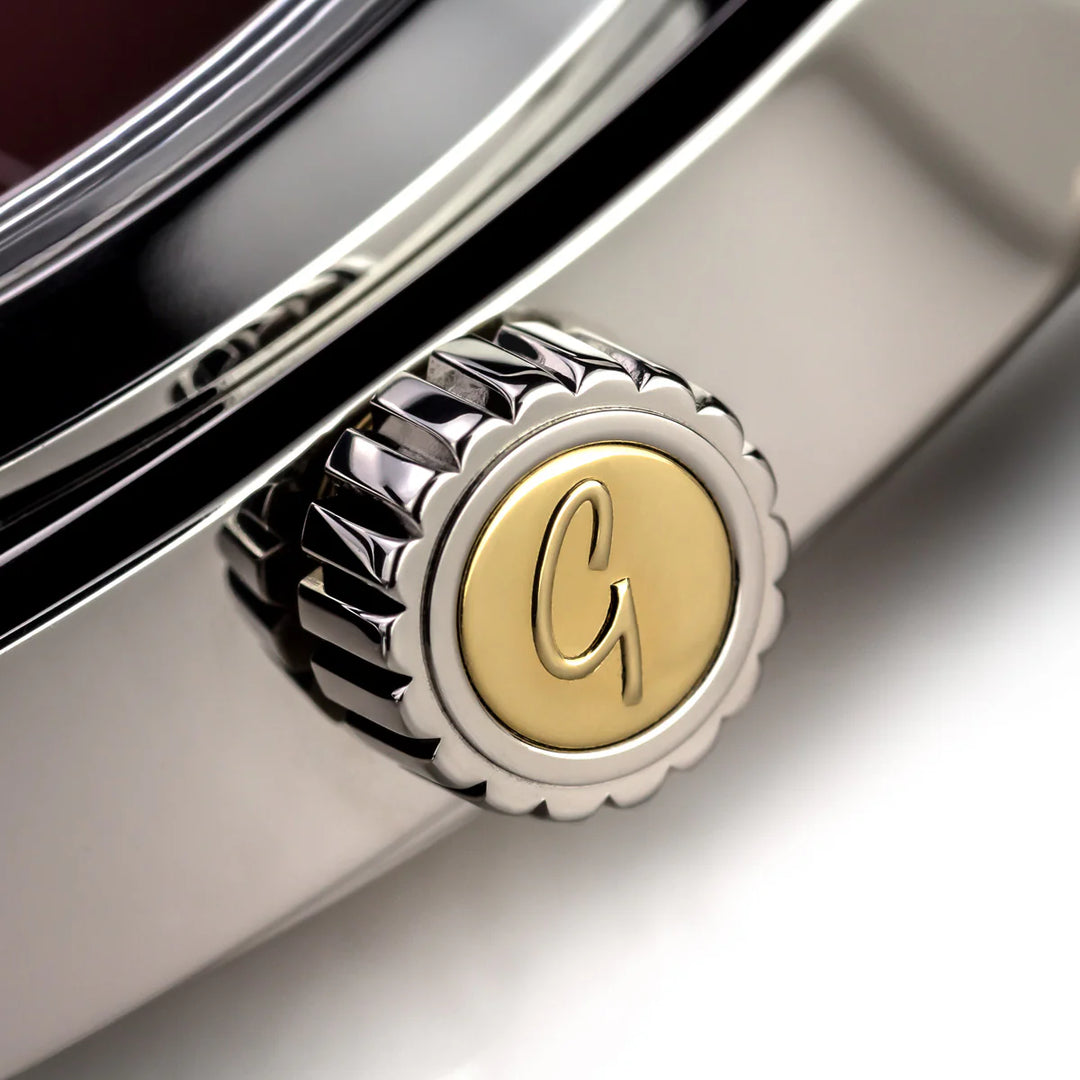 Relógio Geckota Pioneer Automatic Watch Brushed Red Dial