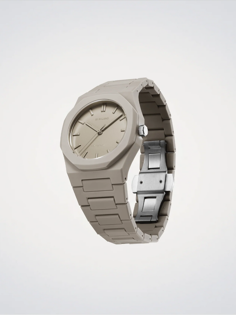Relógio D1 Milano Ecru Polycarbon 37mm Unissex