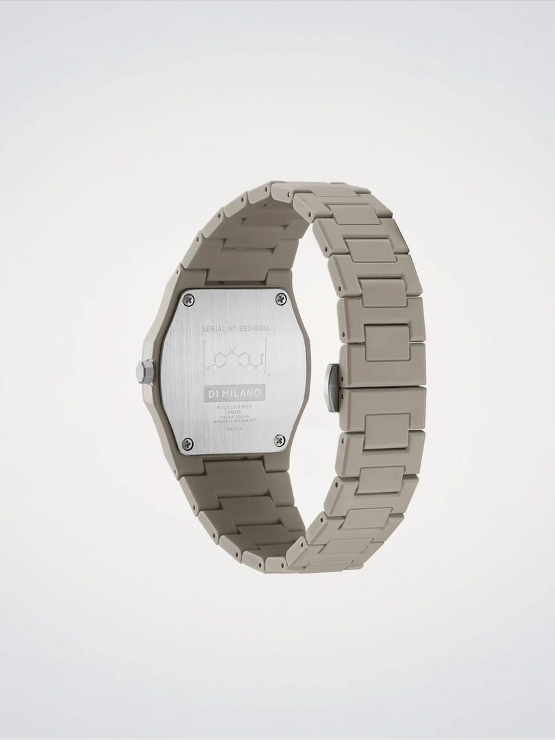 Relógio D1 Milano Ecru Polycarbon 37mm Unissex