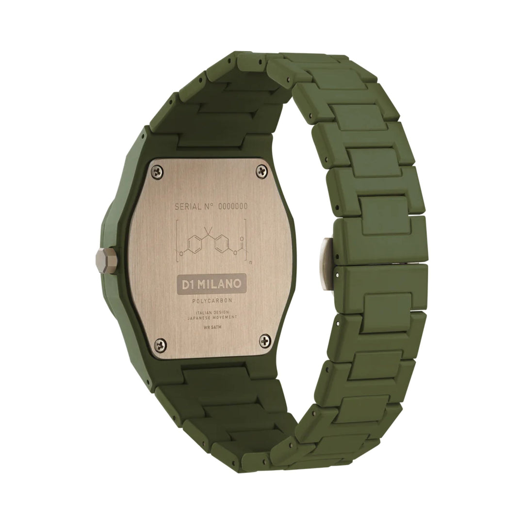 Relógio D1 Milano MILITARY GREEN D1-PCBJ22 - Quartzo 40.5mm