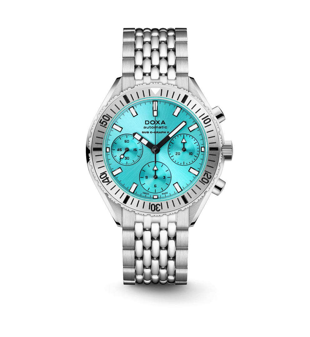 Relógio DOXA SUB 200 C-GRAPH II AQUAMARINE 797.10.241.25 - Automático