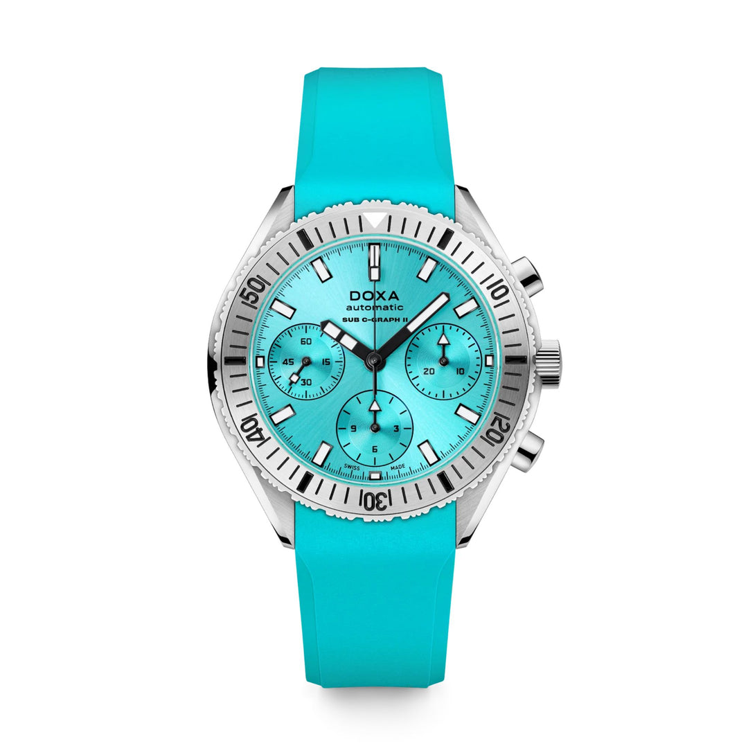Relógio DOXA SUB 200 C-GRAPH II AQUAMARINE 797.10.241.25 - Automático