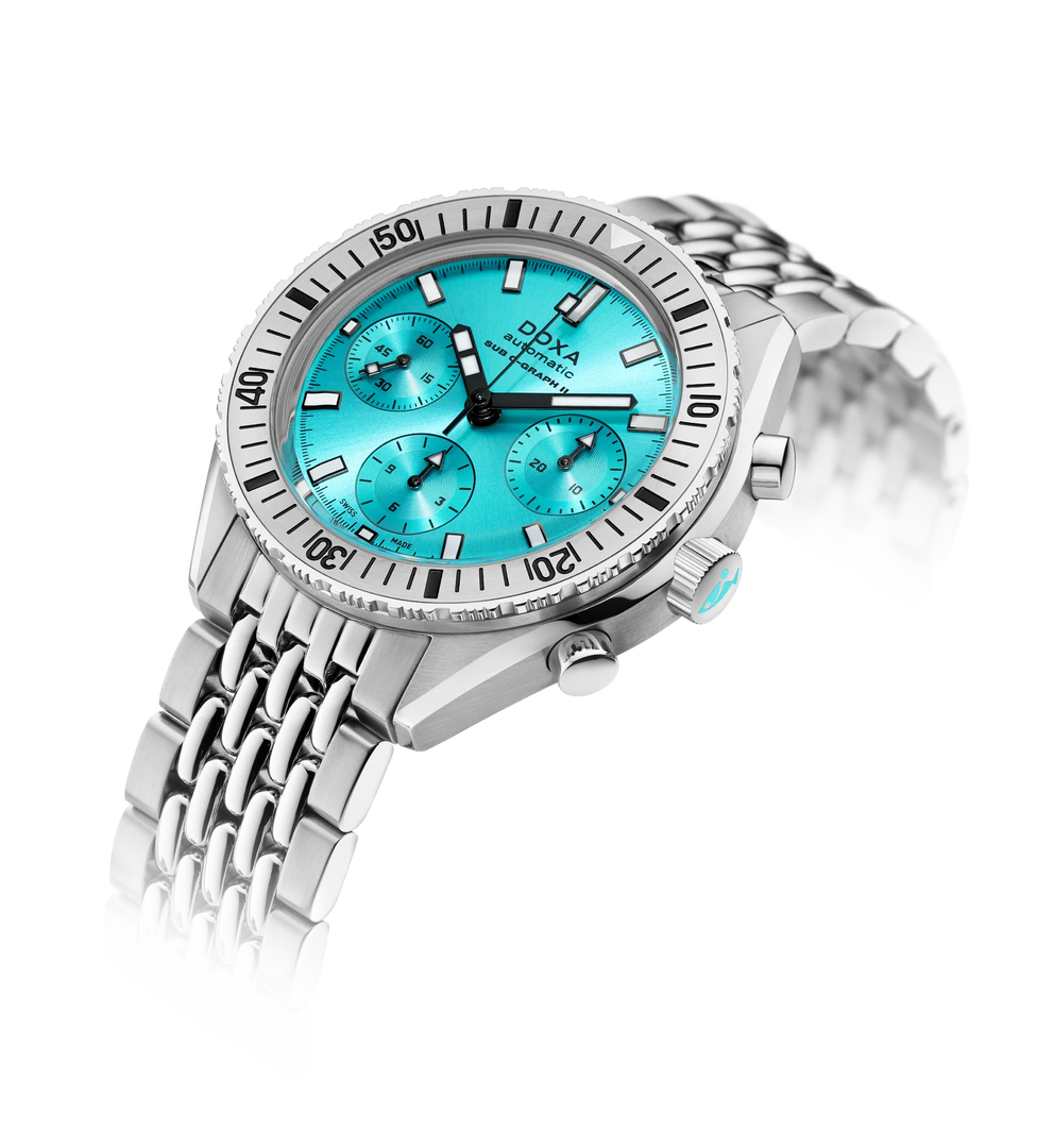 Relógio DOXA SUB 200 C-GRAPH II AQUAMARINE 797.10.241.25 - Automático