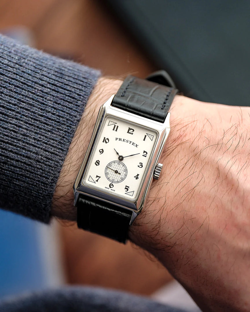 Relógio Duckworth Prestex Parker Classic White Dial 26mm Manual