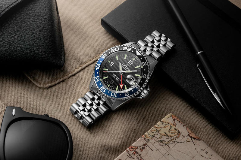 Relógio DELMA Santiago GMT Meridian Automático 41702.756.6.034