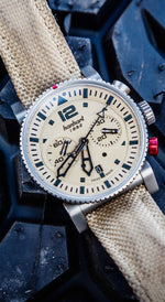 Carregue a imagem no visualizador da Galeria, Relógio Hanhart PRIMUS Desert Pilot 44 mm 740.250