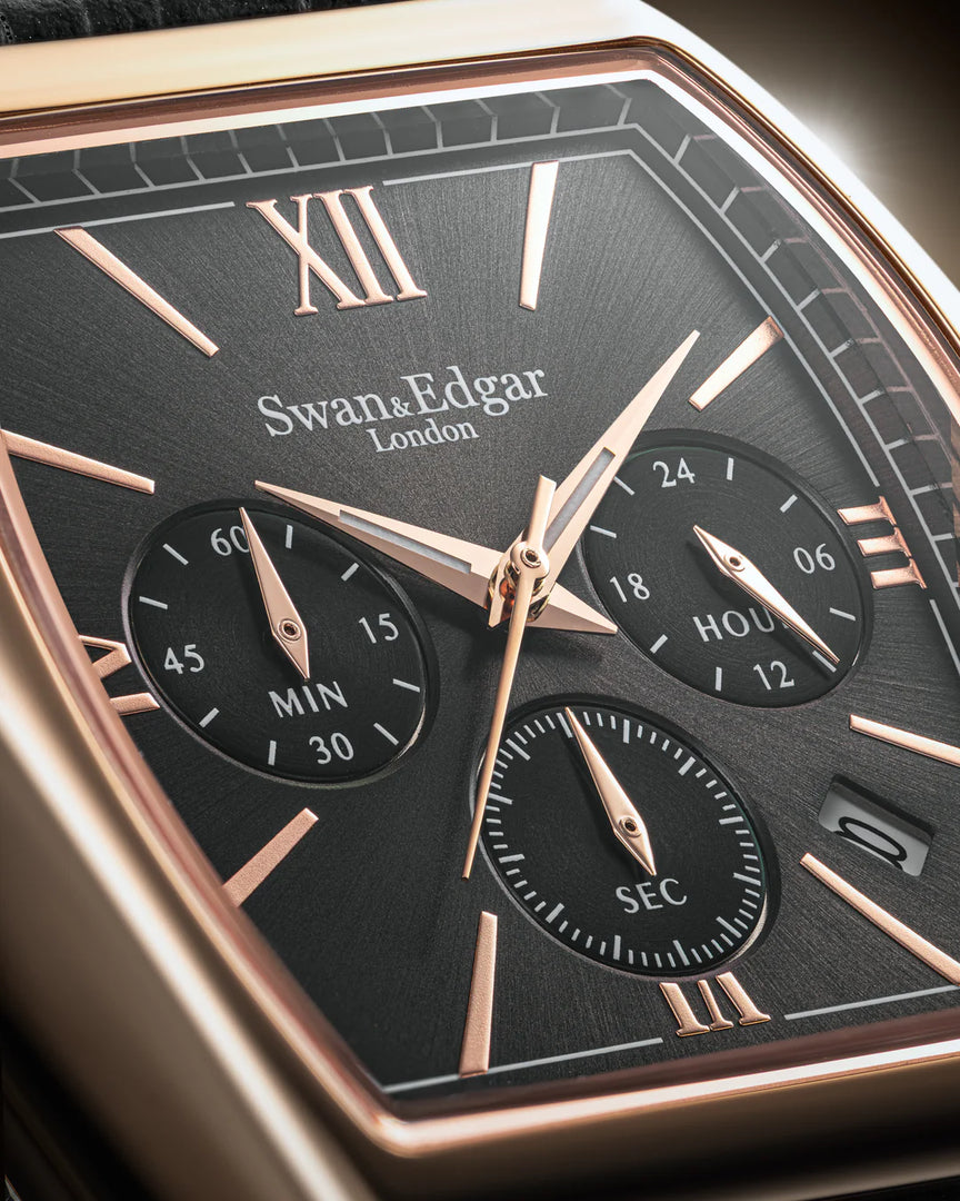 Relógio Swan & Edgar Diplomat Black