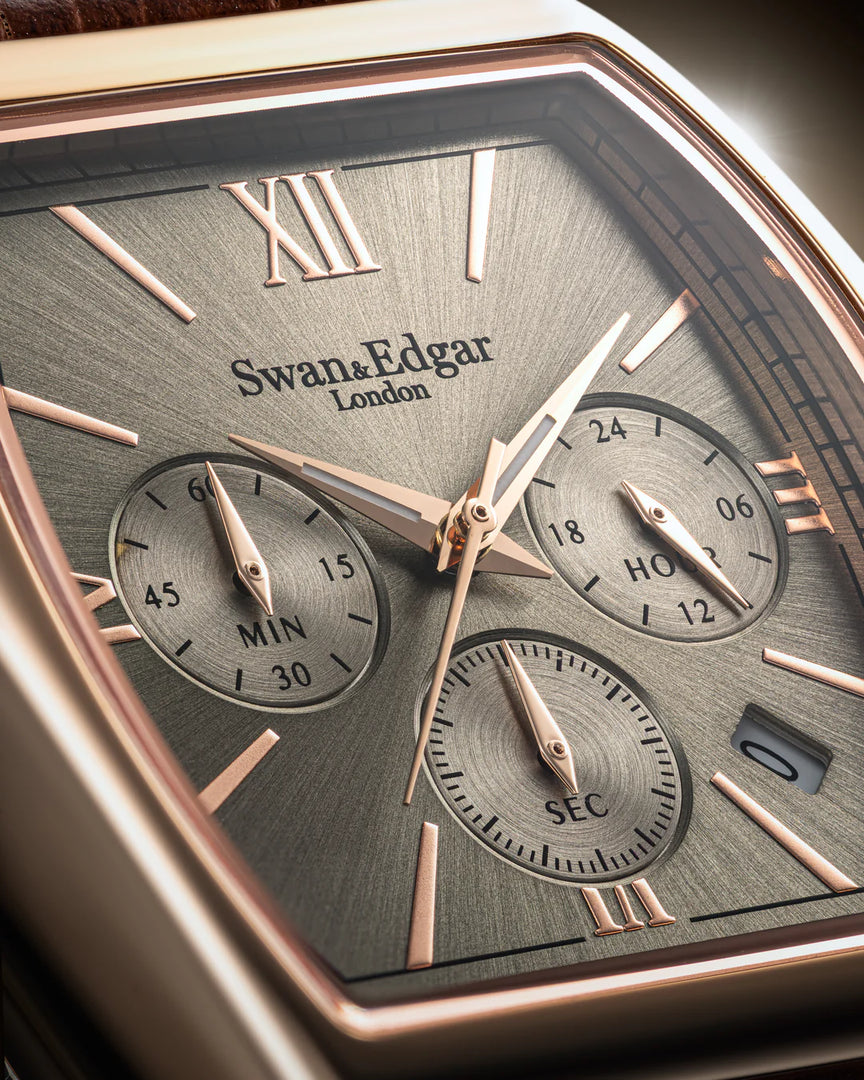 Relógio Swan & Edgar Diplomat Silver