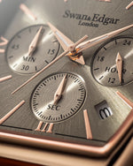 Carregue a imagem no visualizador da Galeria, Relógio Swan &amp; Edgar Diplomat Silver