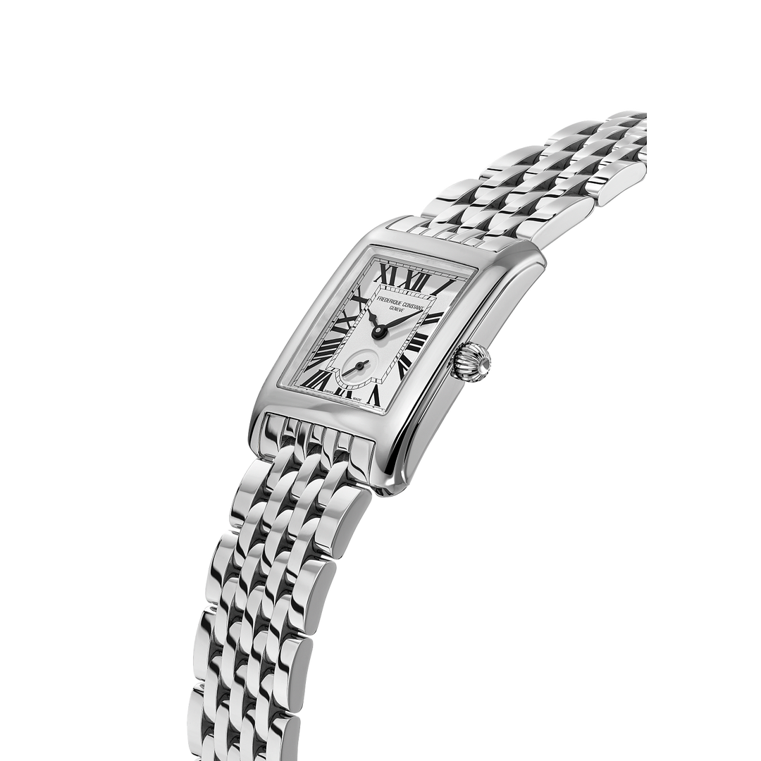 Relógio Frederique Constant FC-235S2C6B Classics  Carrée Small Seconds Quartzo