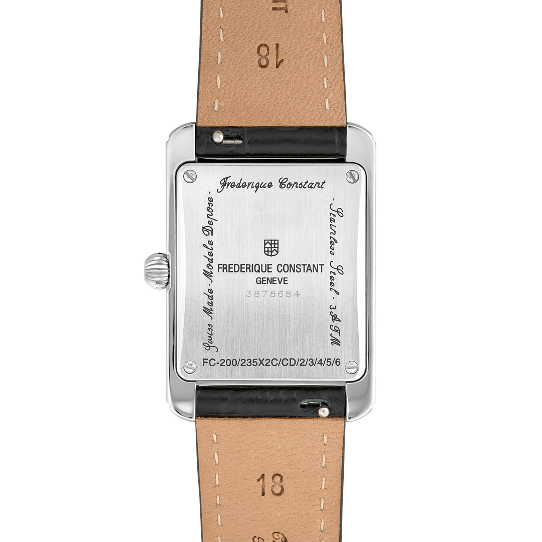 Relógio Frederique Constant FC-235S2C6 Classics  Carrée Small Seconds Quartzo