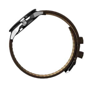 Relógio Circula Steel sports watch Facet Brown - Suede Strap FS-SV-UU