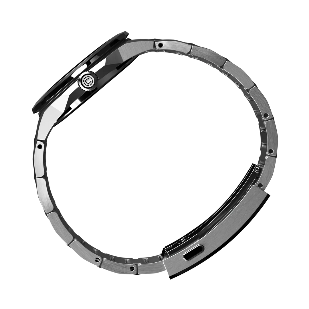 Relógio Circula Steel sports watch Facet Petrol - Steel Strap with Extension Folding Clasp FS-SV-PP-SF-AE