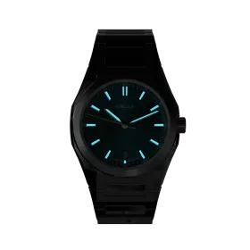 Relógio Circula Steel sports watch Facet Petrol - Steel Strap with Butterfly Clasp FS-SV-PP-SF-AB