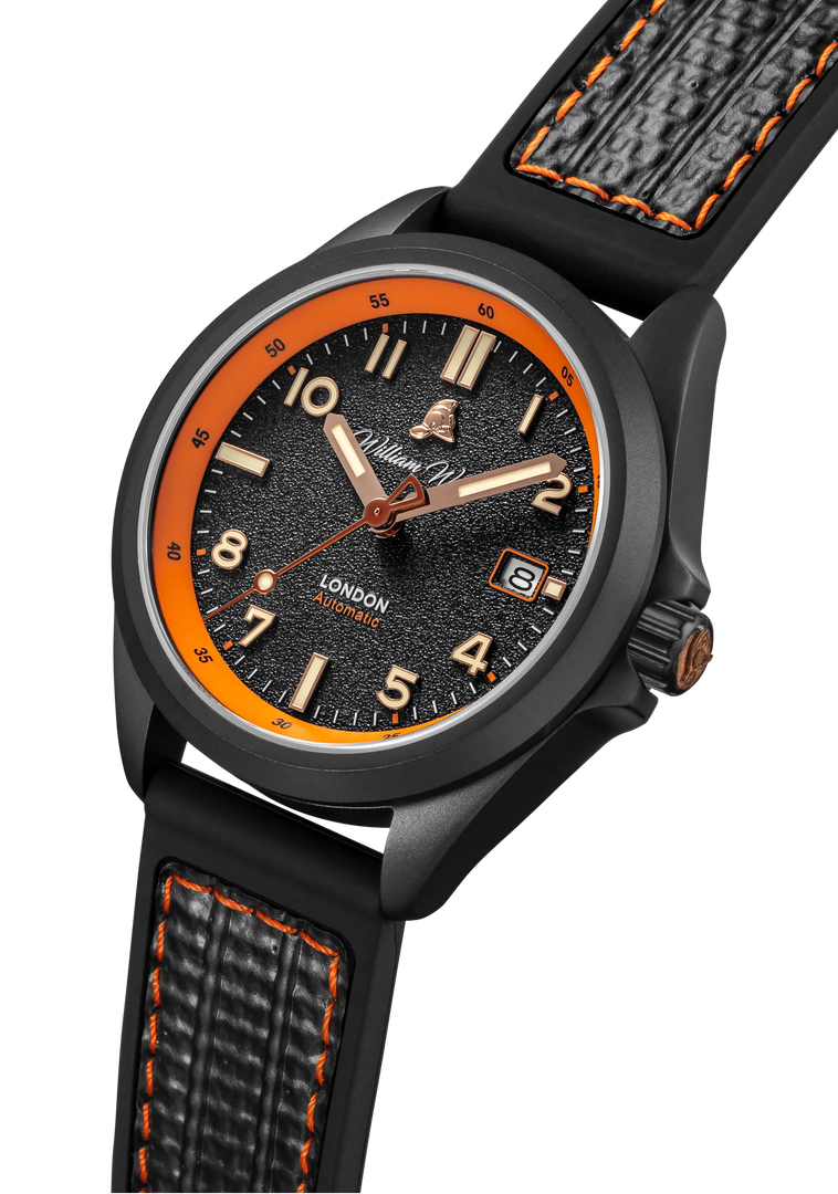 Relógio William Wood Fearless Orange