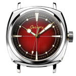 Carregue a imagem no visualizador da Galeria, Relógio Geckota Pioneer Automatic Watch Brushed Red Dial