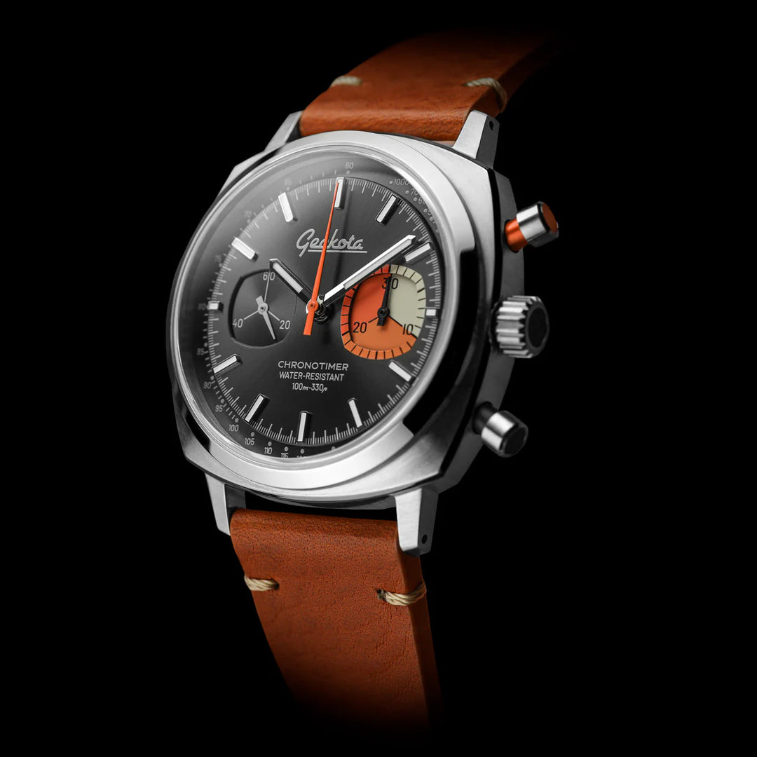 Relógio Geckota Chronotimer Sports Edition Slate Grey