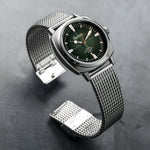 Carregue a imagem no visualizador da Galeria, Relógio Geckota Pioneer Classic Edition Dark Jungle Green