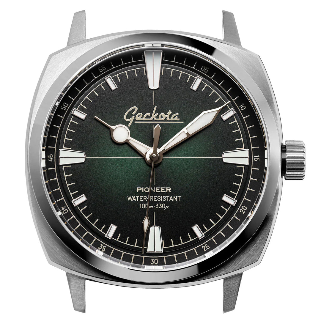 Relógio Geckota Pioneer Classic Edition Dark Jungle Green