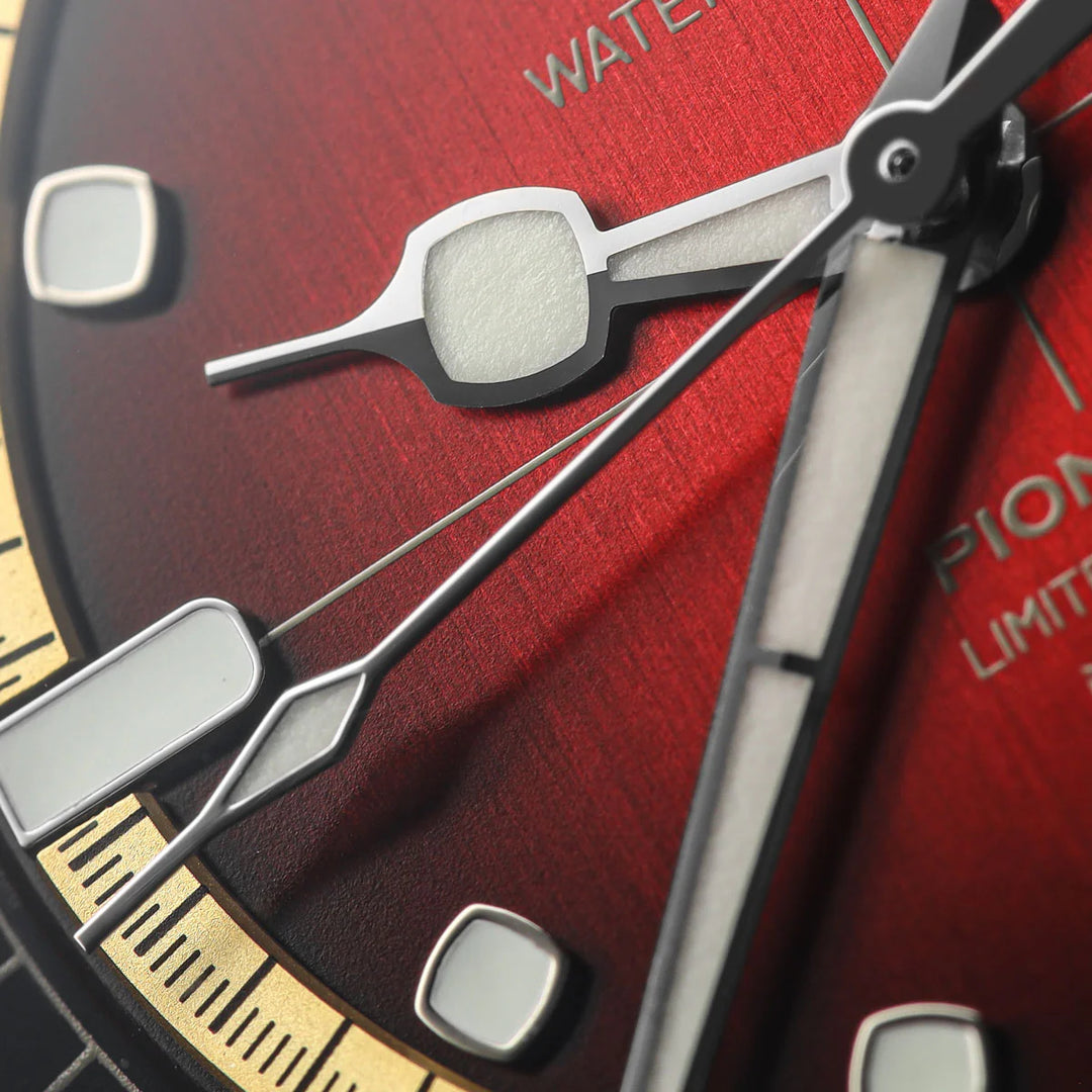 Relógio Geckota Pioneer Special Edition Oxblood Red