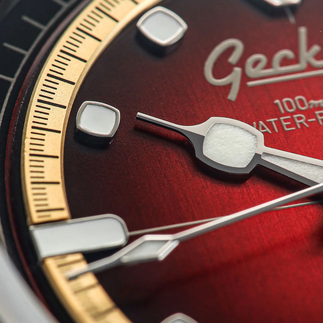 Relógio Geckota Pioneer Special Edition Oxblood Red