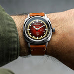 Carregue a imagem no visualizador da Galeria, Relógio Geckota Pioneer Special Edition Oxblood Red