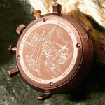 Carregue a imagem no visualizador da Galeria, Relógio STERNGLAS Hamburg Chrono 42 mm S01-HC35-VI17 Quartzo