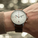 Carregue a imagem no visualizador da Galeria, Relógio STERNGLAS Hamburg Chrono 42 mm S01-HC10-VI11 Quartz