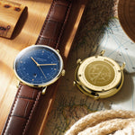 Carregue a imagem no visualizador da Galeria, Relógio STERNGLAS Hamburg Edition Marine 42 mm S01-HHM07-HE01 Quartzo