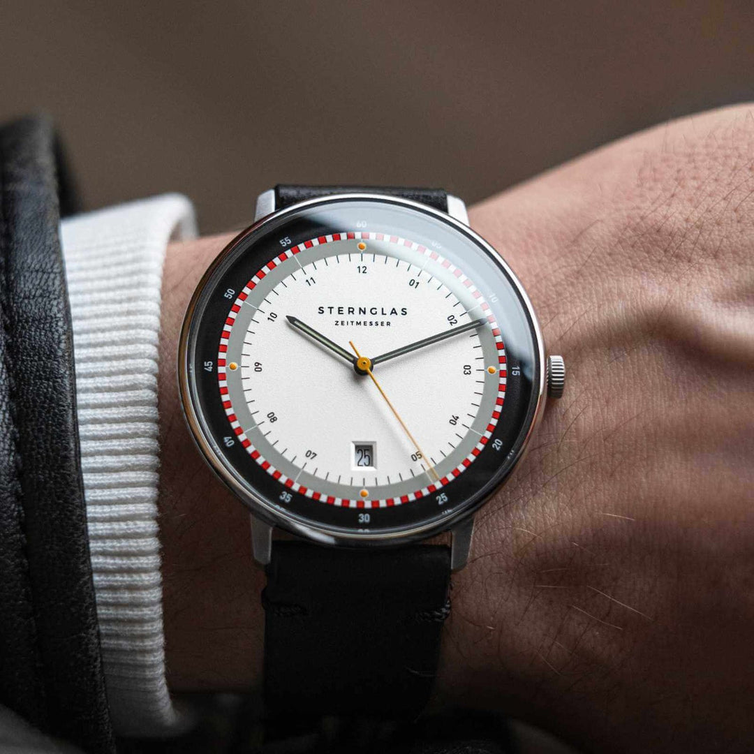 Relógio STERNGLAS Hamburg Edition Hafen 42 mm S01-HHH16-VI15 Quartz