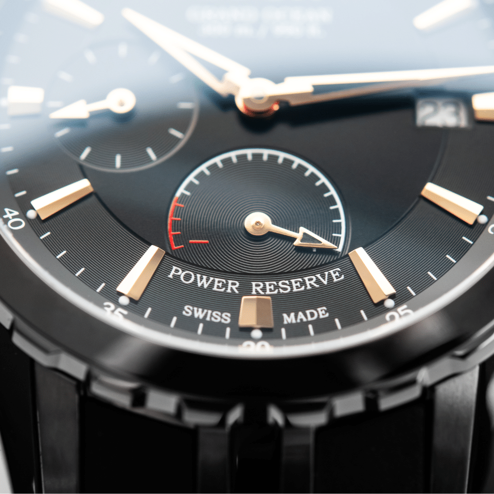 Relógio Edox Grand Ocean Power Reserve Automático 40mm 94500-357GNCA-NIR