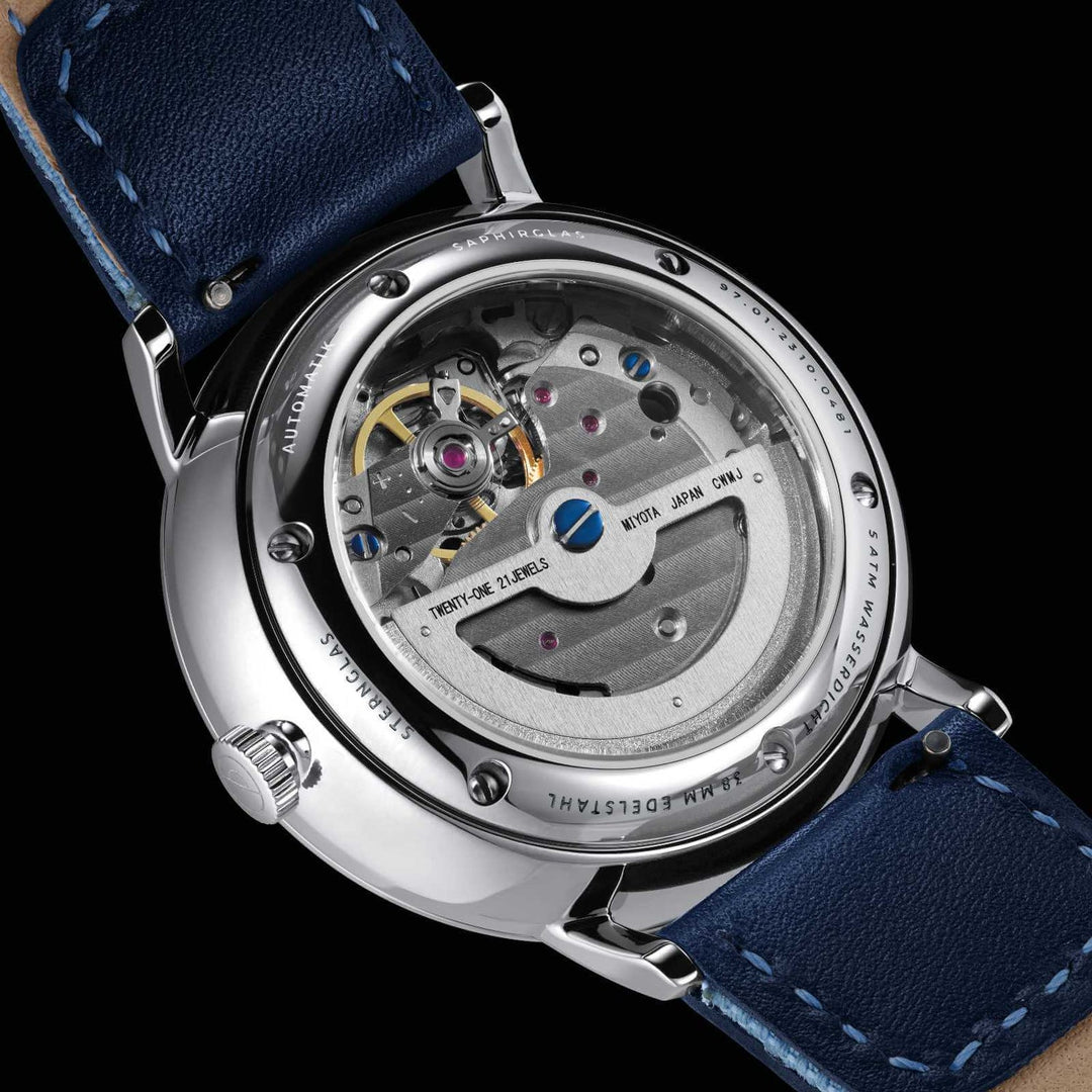 Relógio STERNGLAS Lumatik 38 mm S02-LM17-NY05 Automático