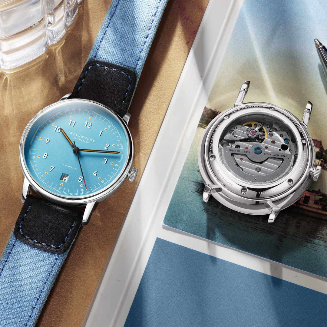 Relógio STERNGLAS Lumatik 38 mm S02-LM17-NY05 Automático