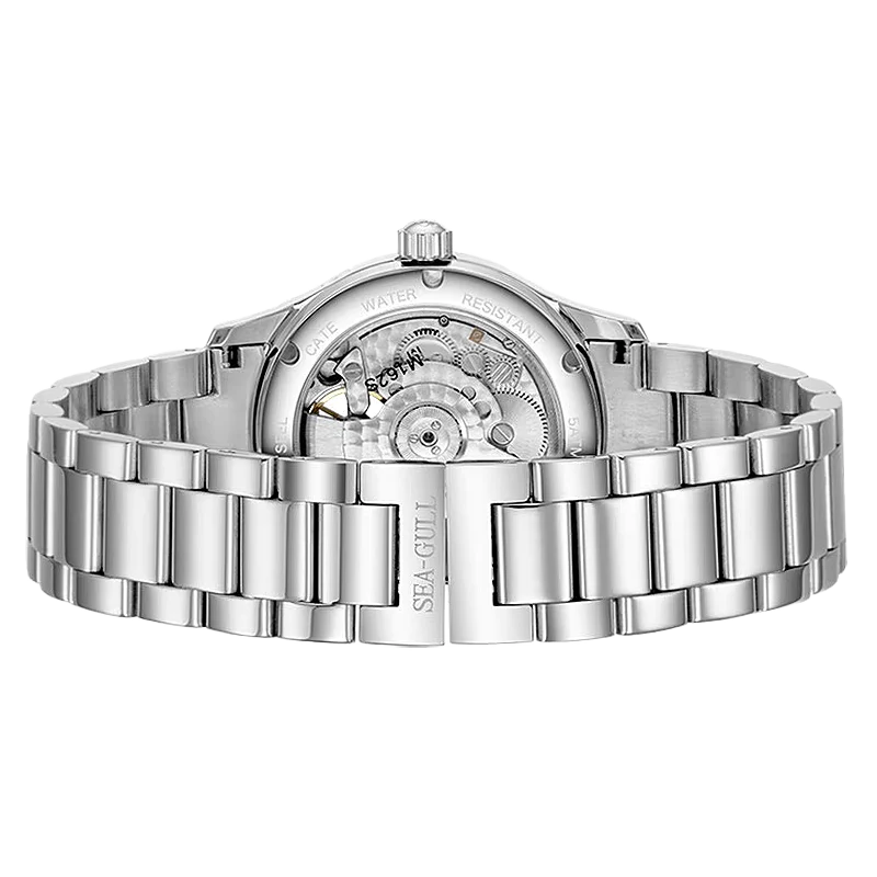 Relógio Seagull Watch Automatic Mechanical Watch with Exposed Flywheel M160S