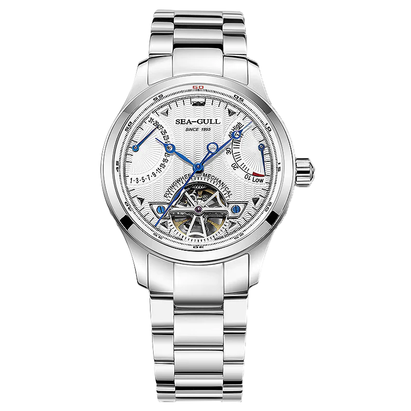 Relógio Seagull Watch Automatic Mechanical Watch with Exposed Flywheel M160S