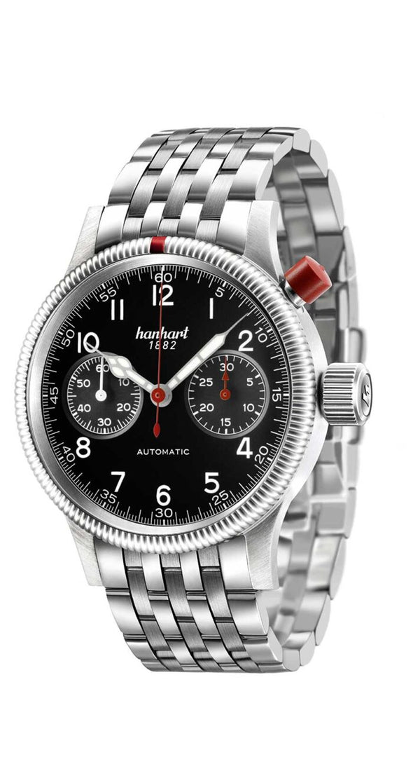 Relógio Hanhart PIONEER Mk I black, 40 mm 714.210-6428