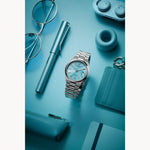 Carregue a imagem no visualizador da Galeria, Relógio Citizen Tsuyosa NJ015 Tiffany Blue - Automático - 40mm - Pendulum Relojoaria
