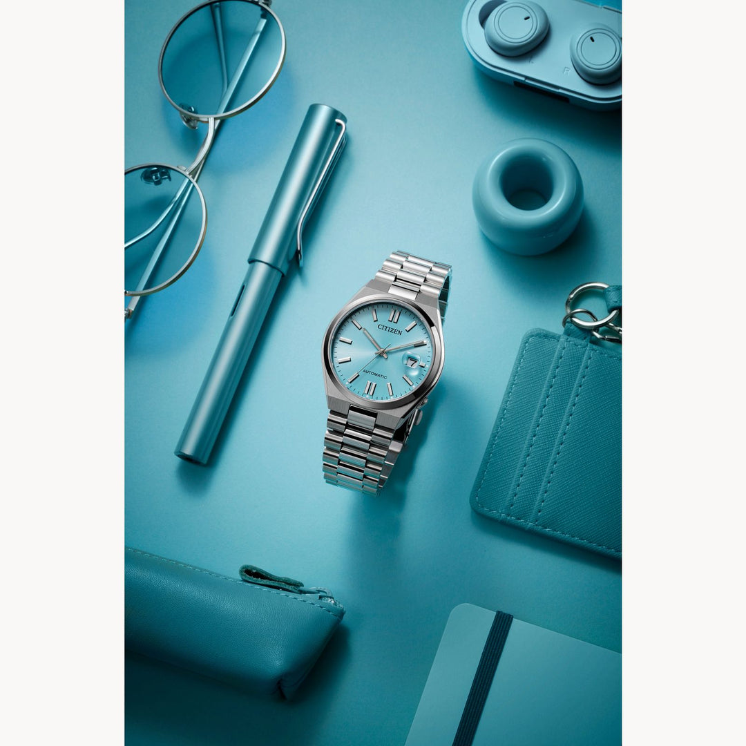 Relógio Citizen Tsuyosa NJ015 Tiffany Blue - Automático - 40mm - Pendulum Relojoaria