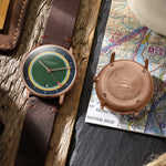 Carregue a imagem no visualizador da Galeria, Relógio STERNGLAS Naos Edition Argo Bronze 38 mm S01-NAX48-VI17 Quartzo