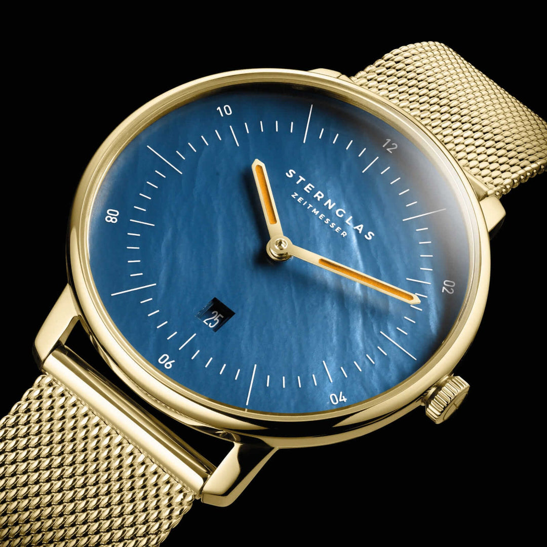 Relógio Feminino STERNGLAS Naos XS Edition Mother of Pearl 33 mm S01-NDP07-MI07 Quartz