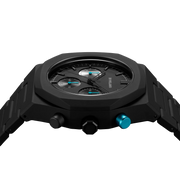 Relógio D1 Milano Charcoal Black Polychrono 40.5mm D1-PHBJ07