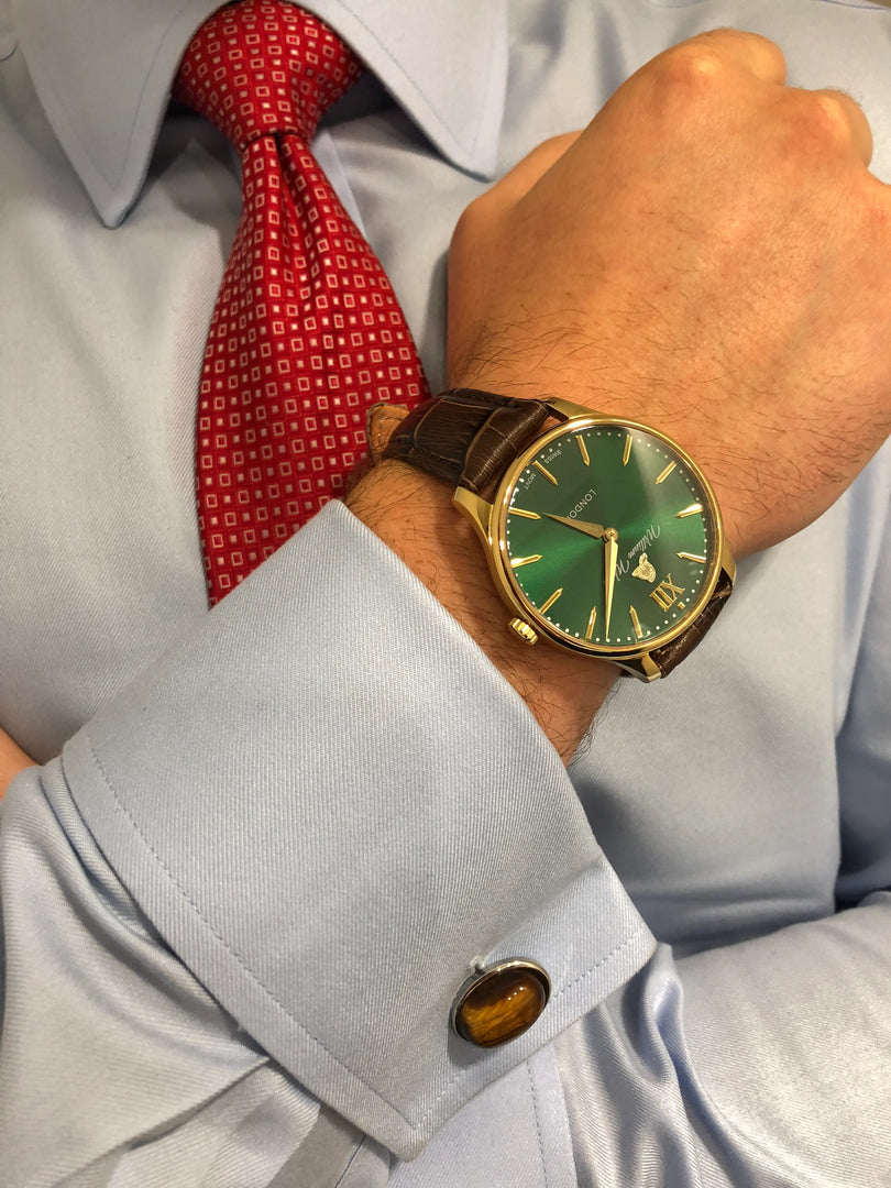 Relógio William Wood British Racing Green