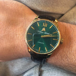Carregue a imagem no visualizador da Galeria, Relógio William Wood British Racing Green