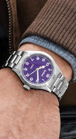 Carregue a imagem no visualizador da Galeria, Relógio Hanhart Preventor HD12™ «Silk Purple» 39 mm