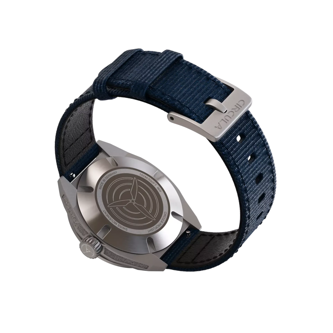 Relógio Circula Pilot watch ProFlight Blue PF-SS-BB