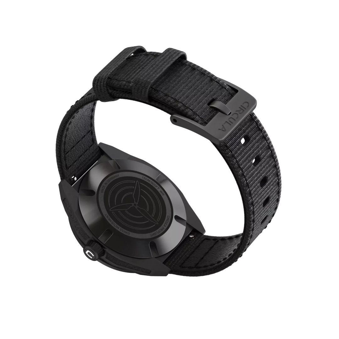 Relógio Circula Pilot watch ProFlight Black PF-SS