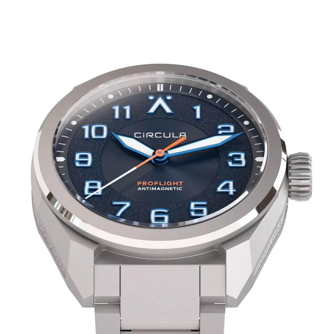 Relógio Circula Pilot watch ProFlight Blue PF-SS-BB-SK-A