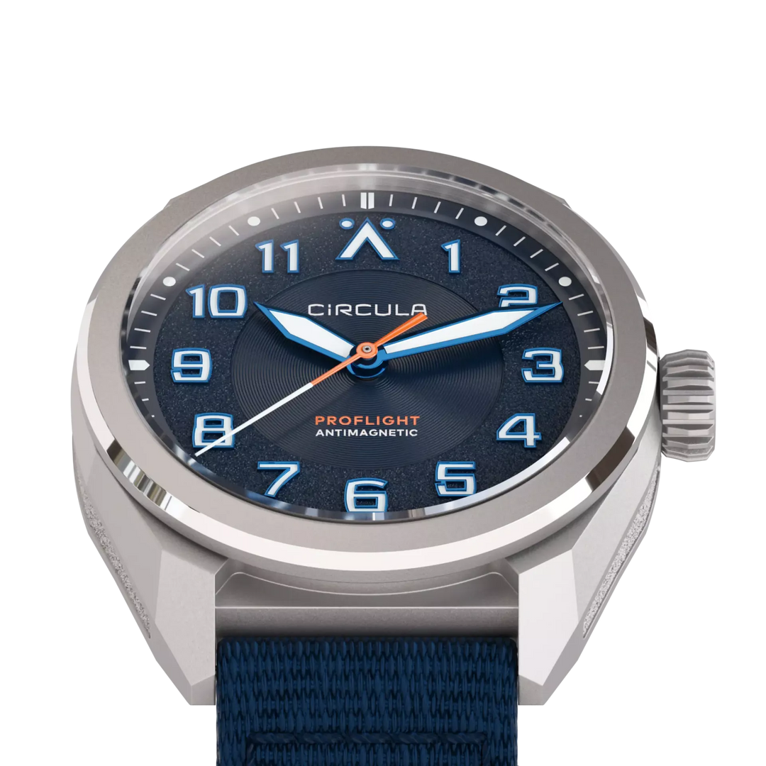 Relógio Circula Pilot watch ProFlight Blue PF-SS-BB